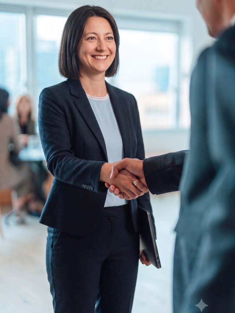 Veronika Friedl bei der Beratung im HR Interim Management